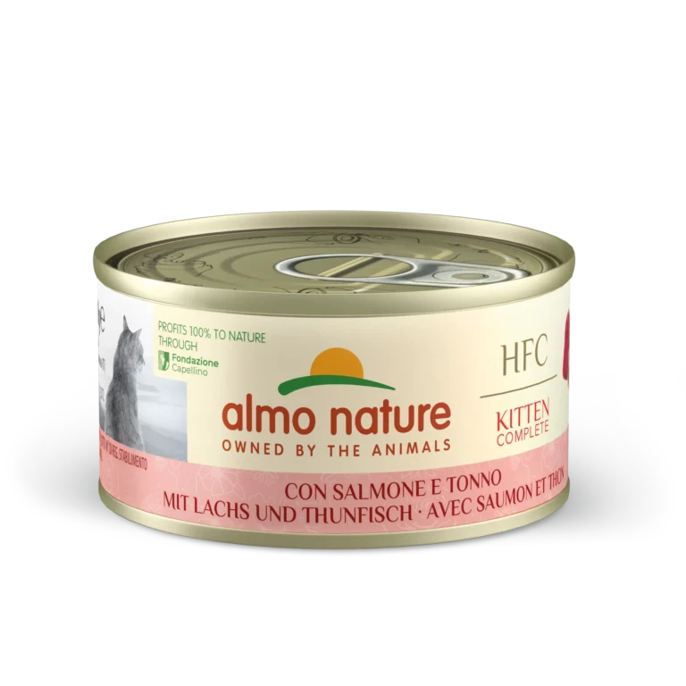 Вологий корм Almo Nature HFC Kitten Complete з лососем і тунцем для кошенят, 70 г