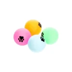 Набір іграшок Hippie Pet м'ячики ping-pong для котів, 4 см, 4 шт
