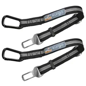 Прив'язний автомобільний ремінь для собак Kurgo Direct to Seatbelt Tether, 2 шт