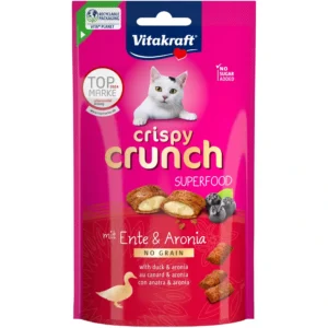 Ласощі Vitakraft Crispy Crunch з качкою для котів, 60 г