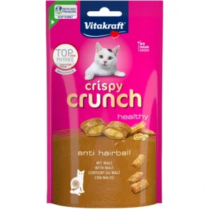 Ласощі Vitakraft Crispy Crunch Anti Hairball з солодом для котів, 60 г