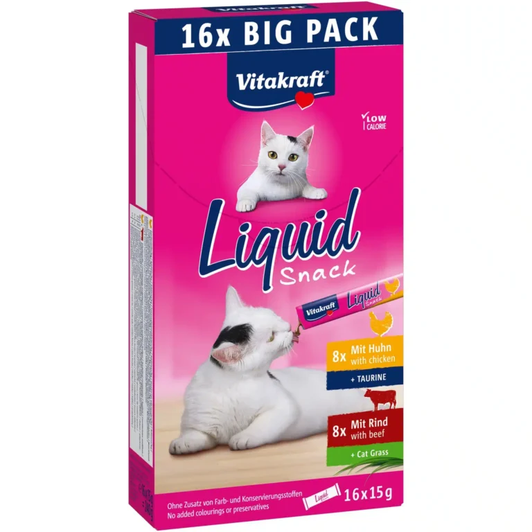 Крем-снек Vitakraft Liquid Snack з куркою та яловичиною для котів, 16x15 г