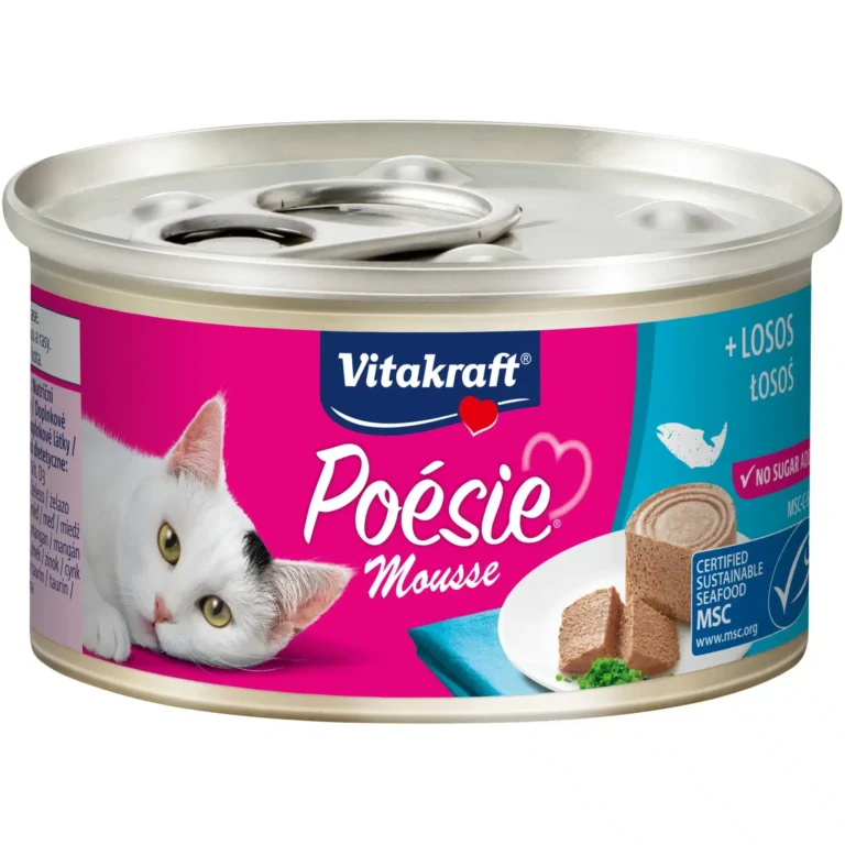 Вологий корм Vitakraft Poésie Mousse з лососем для котів, 85 г