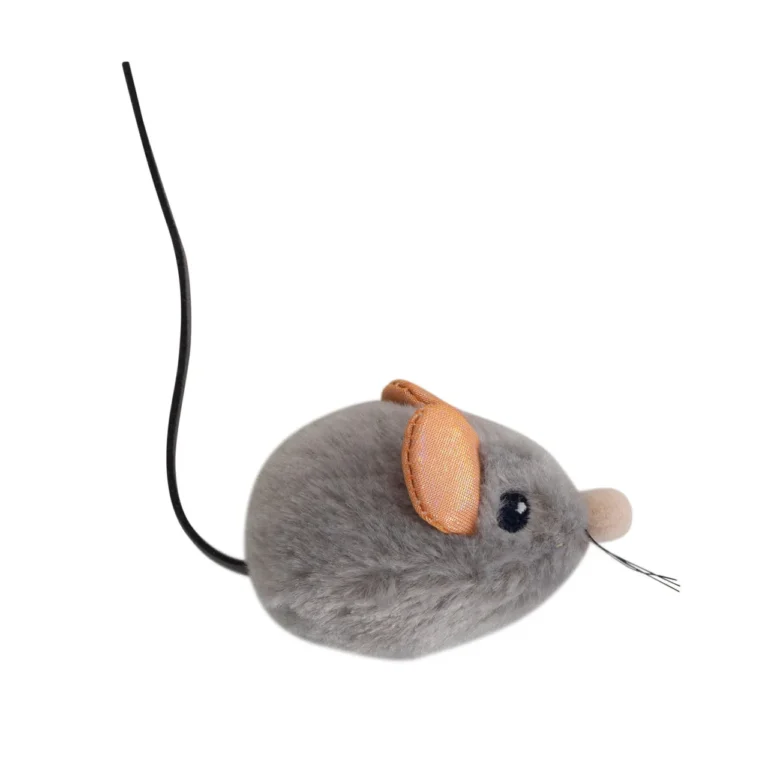Іграшка пищалка для котів Petstages Squeak Mouse Мишка мала сіра