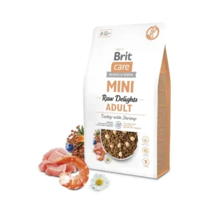 Сухий корм Brit Care Mini Raw Delights для собак малих порід з яловичиною, 2 кг