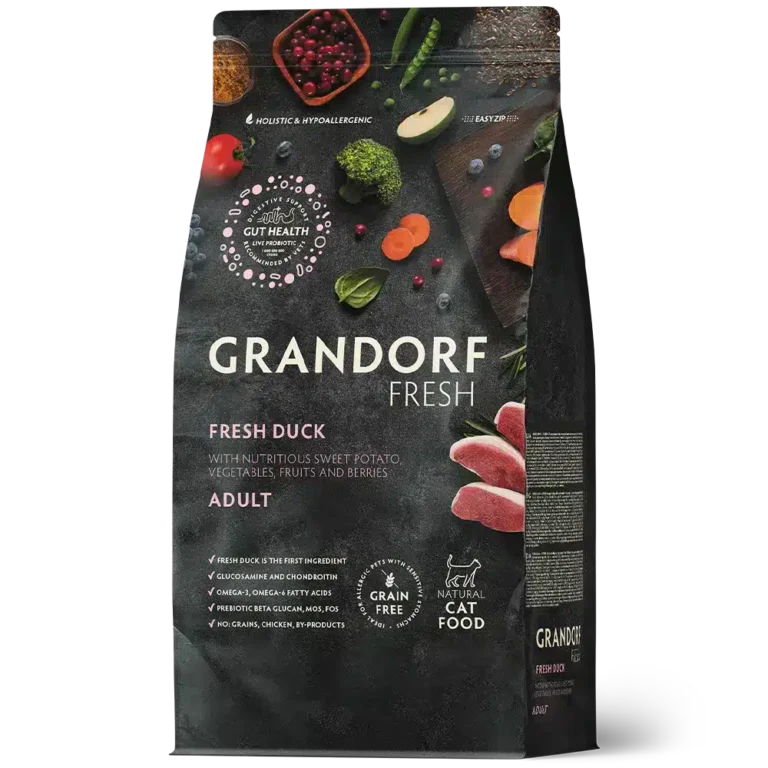 Сухий корм Grandorf Fresh для дорослих котів з качкою