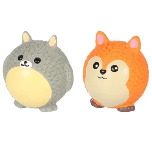Іграшка Flamingo Bolka Chinchilla Fox з пищалкою латексна для собак