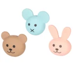 Іграшка латексна Flamingo Oraka Bear Mouse Rabbit з пищалкою для собак, 7.5 см
