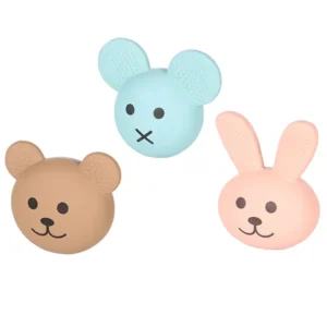 Іграшка латексна Flamingo Oraka Bear Mouse Rabbit з пищалкою для собак, 7.5 см