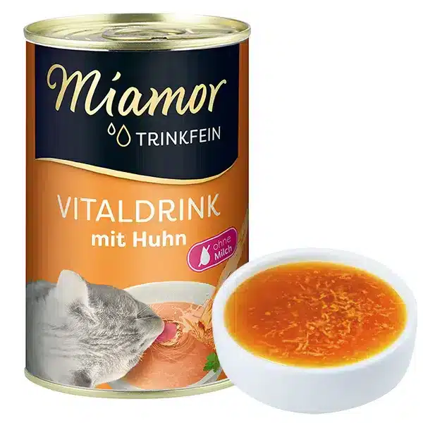 Бульйон напій для котів Miamor Vitaldrink mit Huhn з куркою, 135 мл