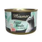 Вологий повнораціонний корм для котів Miamor Feine Beute mit Pute беззерновий з індичкою