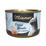 Вологий повнораціонний корм для котів Miamor Feine Beute mit Lachs беззерновий з лососем