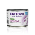 Вологий корм для котів Kattovit Veterinary Sensitive беззерновий при харчовій непереносимості з індичкою, 185 г