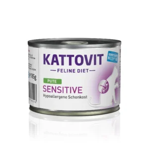 Вологий корм для котів Kattovit Veterinary Sensitive беззерновий при харчовій непереносимості з індичкою, 185 г