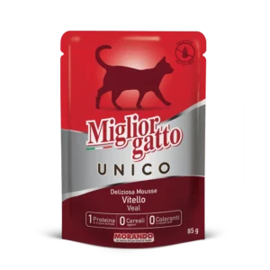 Вологий корм Migliorgatto Unico з прошутто для котів, 85 г