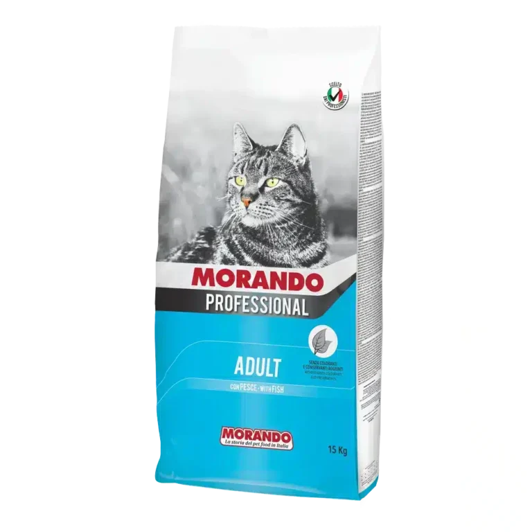 Сухий корм для дорослих котів Morando Professional з рибою