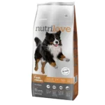 Сухий корм для дорослих собак великих  порід NutriLove , свіжа курка з рисом, 12 кг