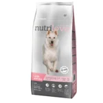 Сухий корм для дорослих собак з чутливим травленням NutriLove , ягня з рисом