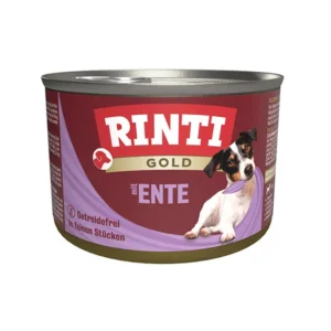 Вологий корм Rinti Gold для дорослих собак з качкою, 185 г