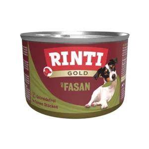 Вологий корм Rinti Gold для дорослих собак з фазаном, 185 г