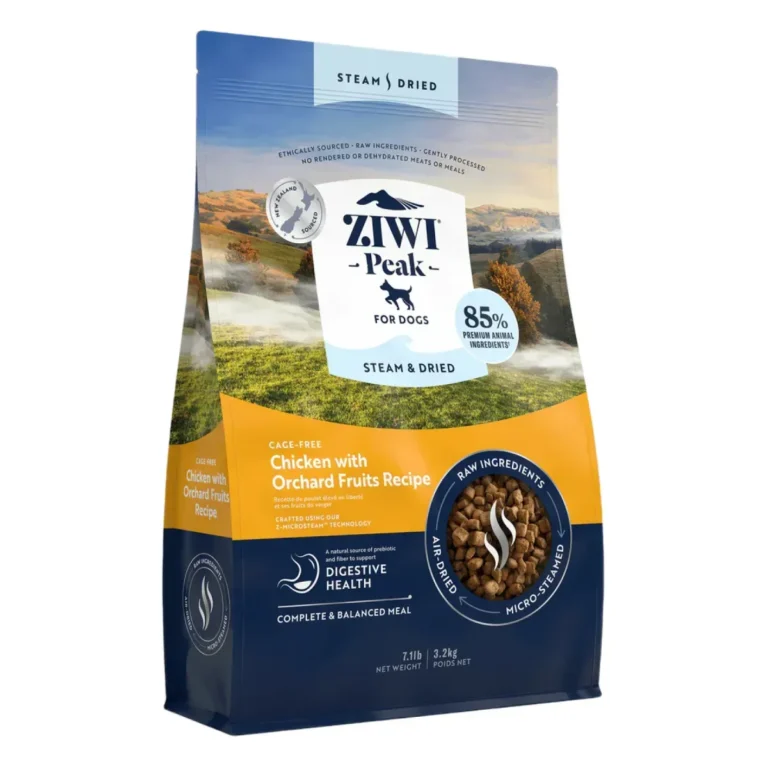 Корм для собак будь-якого віку Ziwi Peak Steam Dried Курка з садовими фруктами
