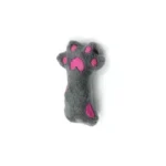 Іграшка для котів HIPPIE PET Лапка сіра 10,5 см