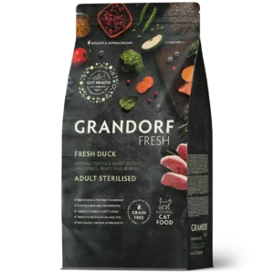 Сухий корм Grandorf Fresh для стерилізованих котів з качкою
