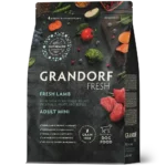Сухий корм для дорослих собак малих порід Grandorf Fresh беззерновий зі свіжим ягням та бататом