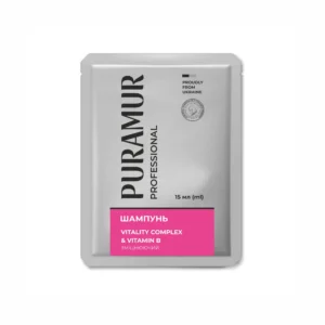 Шампунь Puramur Vitality Complex Vitamin зміцнюючий для тварин, 15 мл