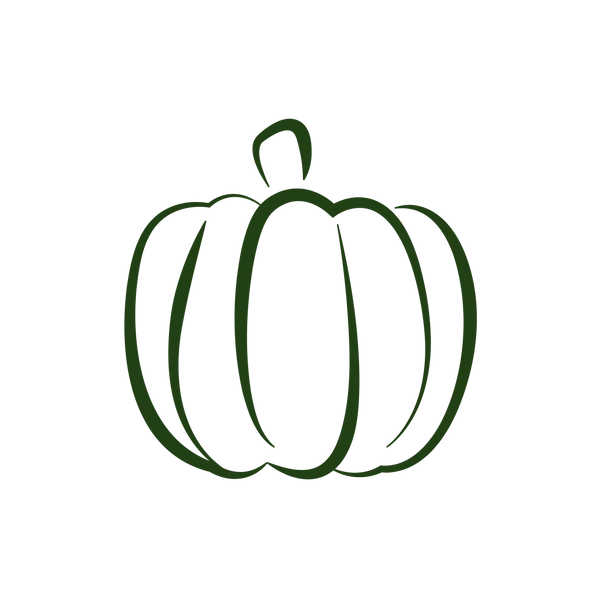 steam dried illustrations pumpkin green