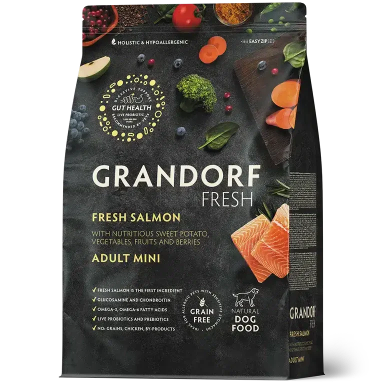 Сухий корм Grandorf Fresh для собак малих порід з лососем і бататом