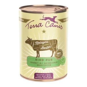 Вологий корм Terra Canis Butcher's Best з яловичиною для собак, 400 г