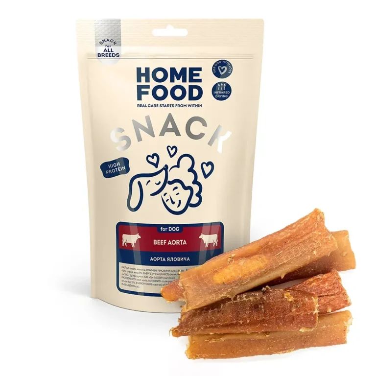 Ласощі Home Food аорта яловича для собак, 80 г