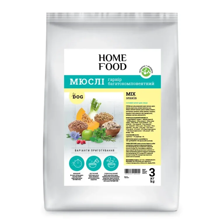 Мюслі Home Food Mix злаків для собак, 3 кг