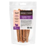Ласощі Home Food Соломка з м'яса індички + гарбуз для котів, 40 г