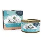 Вологий корм Schesir Kitten з тунцем та алое для кошенят, 85 г