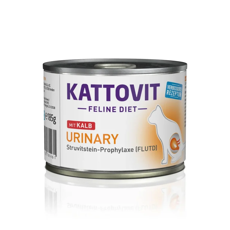 Вологий корм Kattovit Veterinary Urinary з телятиною для котів, 185 г