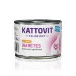 Вологий корм для котів Kattovit Veterinary Diabetes при діабеті, 185 г