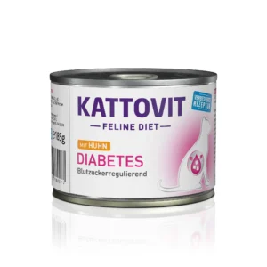 Вологий корм для котів Kattovit Veterinary Diabetes при діабеті, 185 г