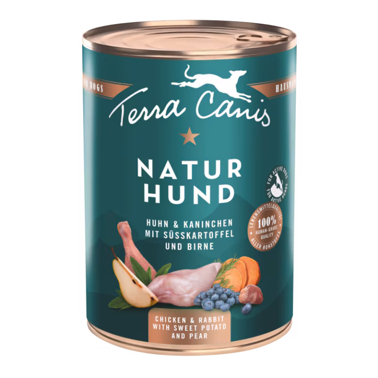 Вологий корм Terra Canis Naturhund з куркою і кроликом для собак, 400 г