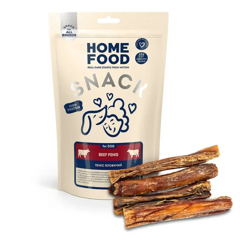 Ласощі Home Food пеніс яловичий для собак, 80 г