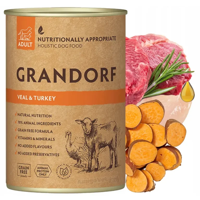 Вологий корм Grandorf Veal & Turkey Adult з телятиною та індичкою для собак, 400 г