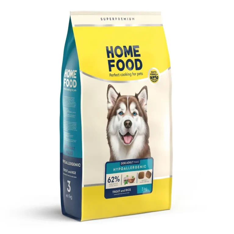Сухий корм для дорослих собак великих порід HOME FOOD Hypoallergenic з фореллю та рисом