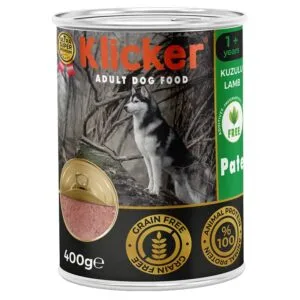 Вологий корм для дорослих собак Klicker паштет з ягням, 400 г