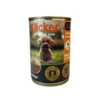 Вологий корм для цуценят Klicker шматочки індички в желе, 400 г