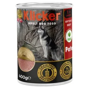 Вологий корм для дорослих собак Klicker паштет з яловичиною, 400 г