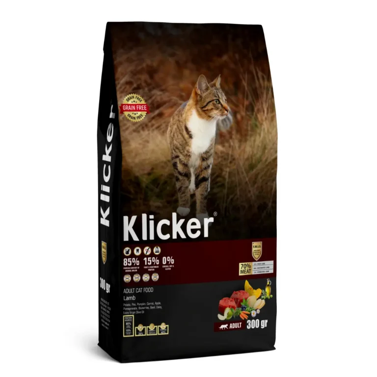 Сухий корм Klicker Холістик беззерновий з ягням для котів