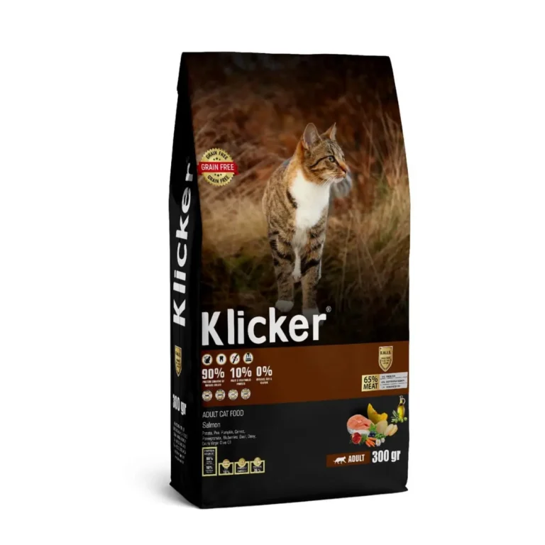 Сухий корм Klicker Холістик беззерновий з лососем для котів