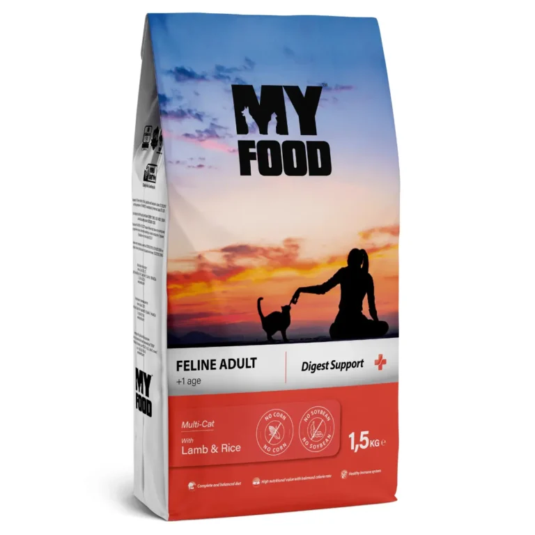 Сухий корм для дорослих котів Myfood Adult Cat Adult Cat з ягням та рисом
