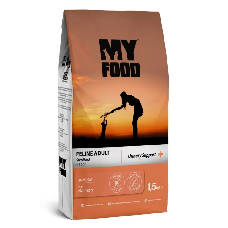 Сухий корм для дорослих стерилізованих котів Myfood Adult Cat Sterilised Adult Cat з лососем